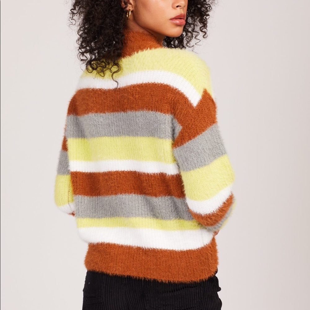 Fuzzy Stripe Sweater - Picture 2 of 3
